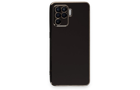 Newface Oppo Reno 5 Lite Kılıf Volet Silikon - Siyah