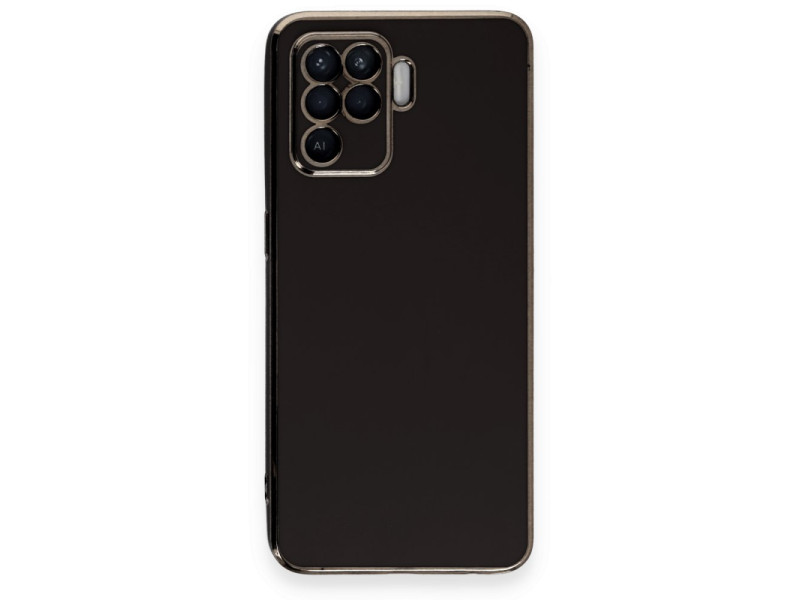 Newface Oppo Reno 5 Lite Kılıf Volet Silikon - Siyah