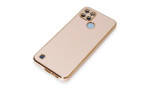 Newface Realme C25Y Kılıf Volet Silikon - Pembe