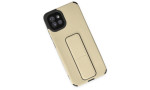 Newface Samsung Galaxy A03 Kılıf Mega Standlı Silikon - Gold