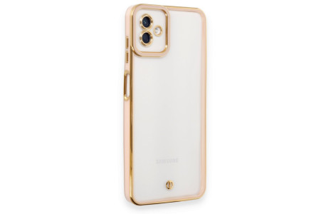 Newface Samsung Galaxy A04 Kılıf Liva Lens Silikon - Rose