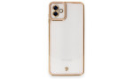 Newface Samsung Galaxy A04 Kılıf Liva Lens Silikon - Rose