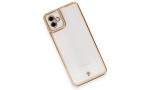 Newface Samsung Galaxy A04 Kılıf Liva Lens Silikon - Rose