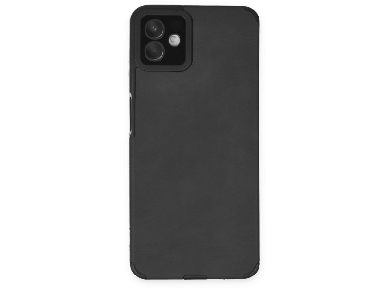 Newface Samsung Galaxy A04 Kılıf Loop Deri Silikon - Siyah