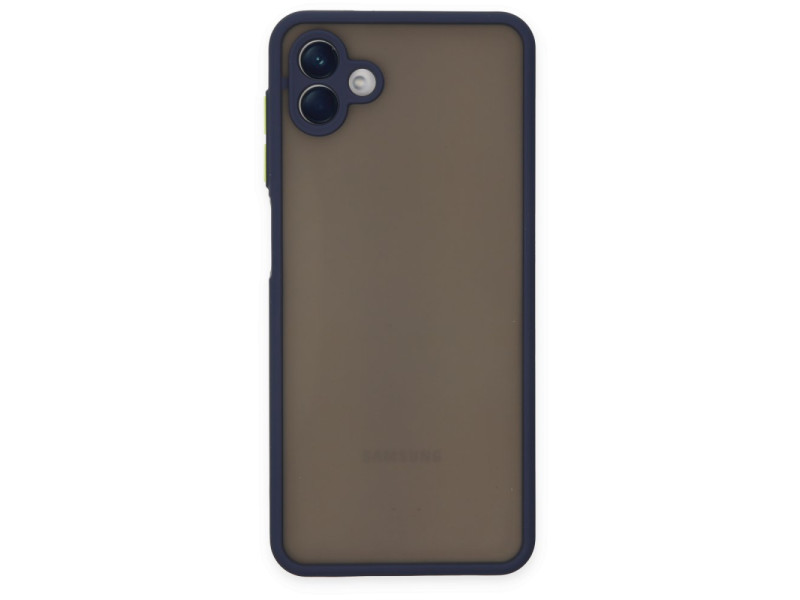 Newface Samsung Galaxy A04 Kılıf Montreal Silikon Kapak - Lacivert