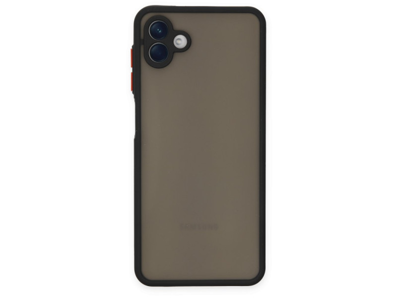 Newface Samsung Galaxy A04 Kılıf Montreal Silikon Kapak - Siyah