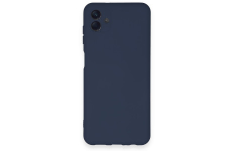Newface Samsung Galaxy A04 Kılıf Nano içi Kadife Silikon - Lacivert