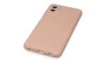 Newface Samsung Galaxy A04 Kılıf Nano içi Kadife Silikon - Pudra