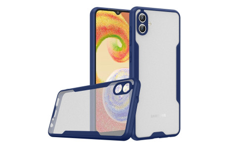 Newface Samsung Galaxy A04 Kılıf Platin Silikon - Lacivert