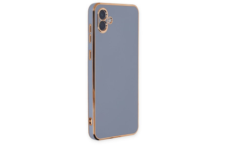 Newface Samsung Galaxy A04 Kılıf Volet Silikon - Mavi