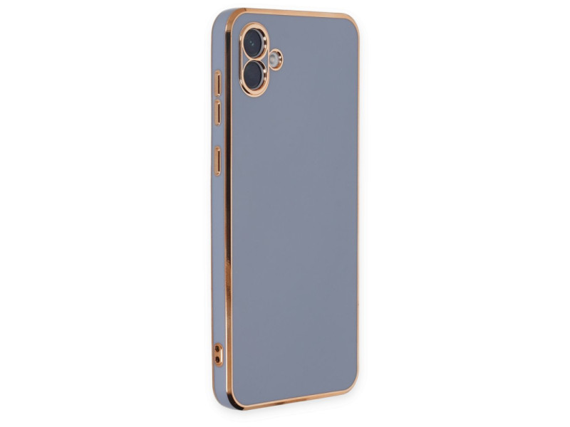 Newface Samsung Galaxy A04 Kılıf Volet Silikon - Mavi