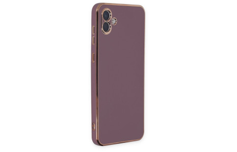 Newface Samsung Galaxy A04 Kılıf Volet Silikon - Mor