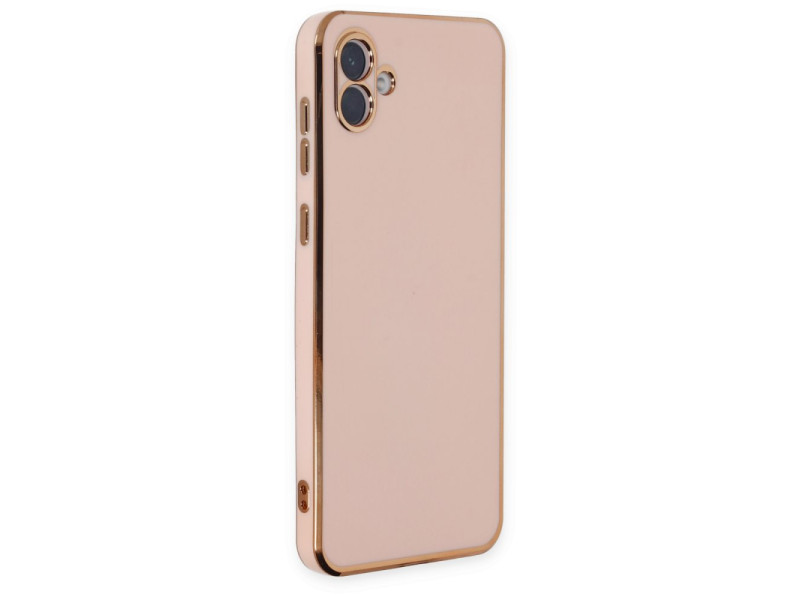 Newface Samsung Galaxy A04 Kılıf Volet Silikon - Pembe