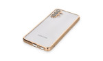 Newface Samsung Galaxy A04S Kılıf Razer Lensli Silikon - Gold