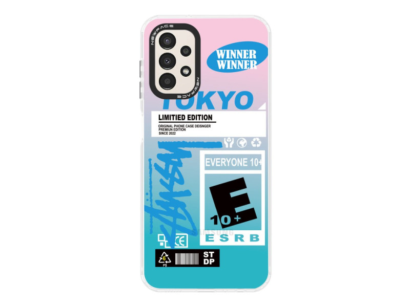 Newface Samsung Galaxy A13 4G Kılıf Estoril Desenli Kapak - Estoril - 1