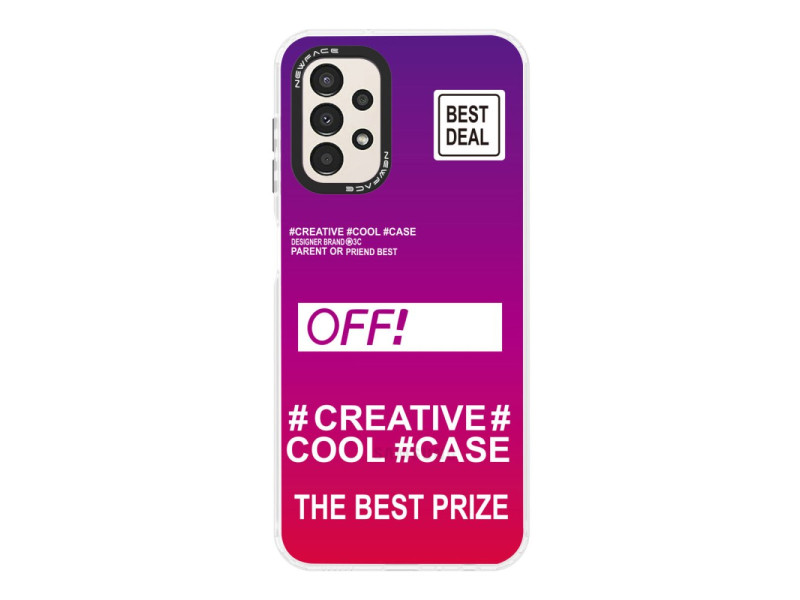 Newface Samsung Galaxy A13 4G Kılıf Estoril Desenli Kapak - Estoril - 9