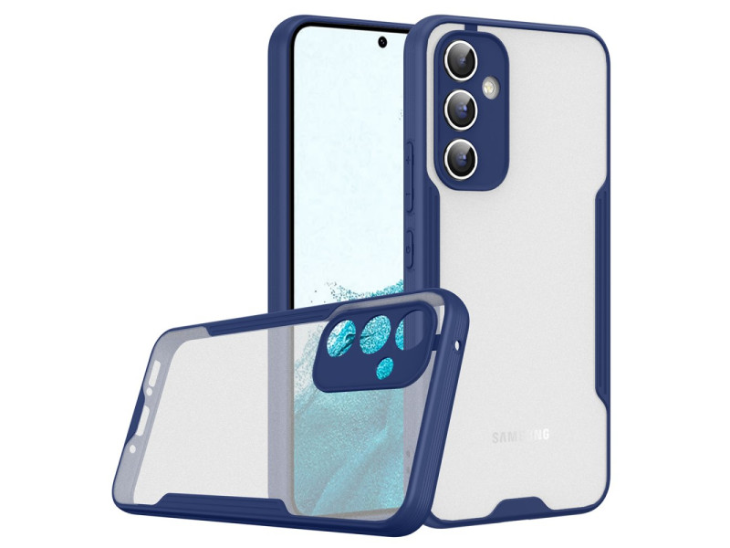 Newface Samsung Galaxy A14 4G Kılıf Platin Silikon - Lacivert