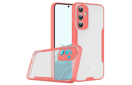 Newface Samsung Galaxy A14 4G Kılıf Platin Silikon - Pembe