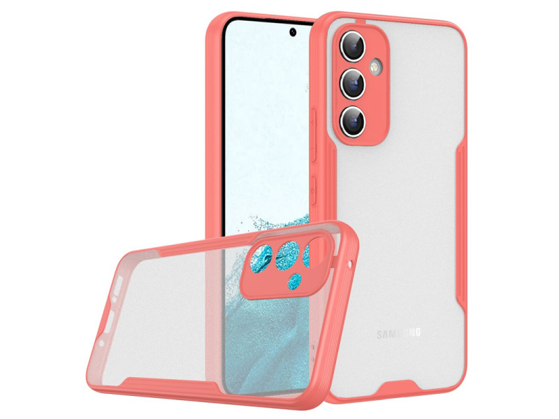 Newface Samsung Galaxy A14 4G Kılıf Platin Silikon - Pembe
