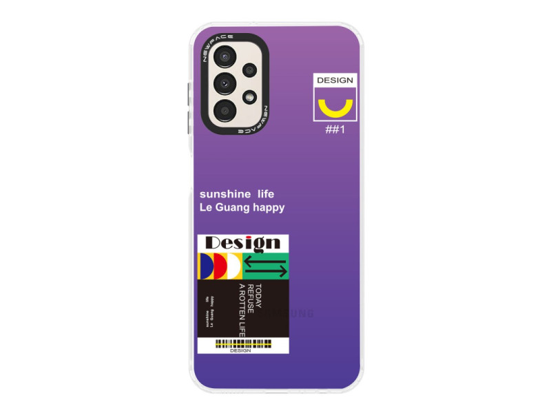 Newface Samsung Galaxy A23 4G Kılıf Estoril Desenli Kapak - Estoril - 4