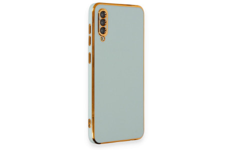 Newface Samsung Galaxy A30S Kılıf Volet Silikon - Açık Yeşil