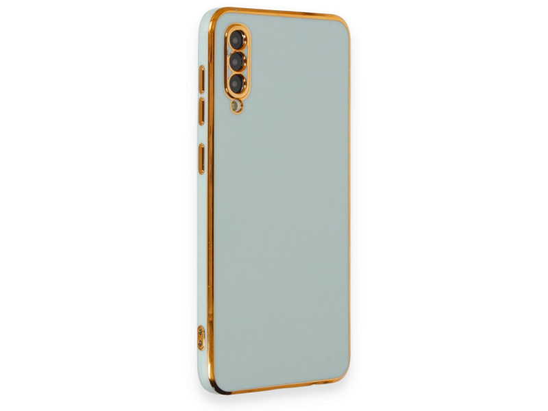 Newface Samsung Galaxy A50 Kılıf Volet Silikon - Açık Yeşil