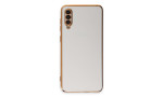 Newface Samsung Galaxy A50 Kılıf Volet Silikon - Beyaz