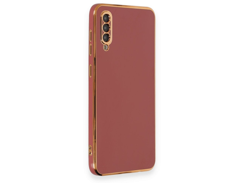 Newface Samsung Galaxy A50 Kılıf Volet Silikon - Kırmızı