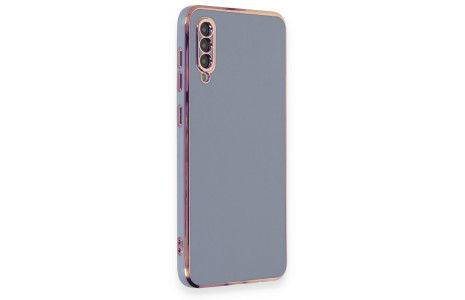 Newface Samsung Galaxy A50 Kılıf Volet Silikon - Mavi