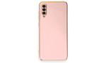 Newface Samsung Galaxy A50 Kılıf Volet Silikon - Pembe