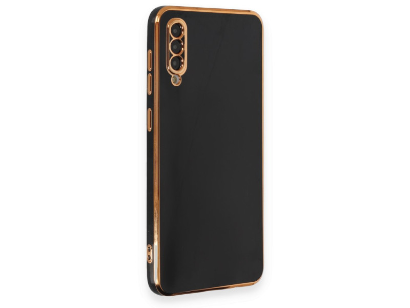 Newface Samsung Galaxy A50 Kılıf Volet Silikon - Siyah