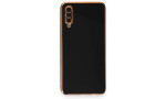 Newface Samsung Galaxy A50 Kılıf Volet Silikon - Siyah