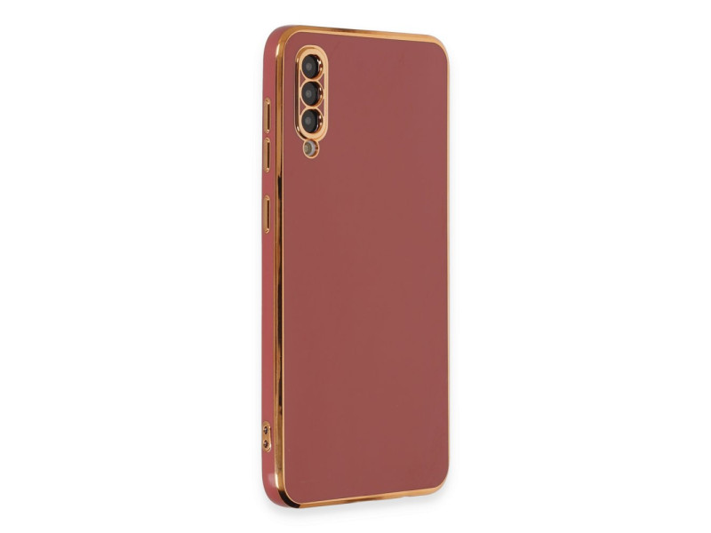Newface Samsung Galaxy A50S Kılıf Volet Silikon - Kırmızı