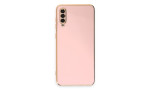 Newface Samsung Galaxy A50S Kılıf Volet Silikon - Pembe