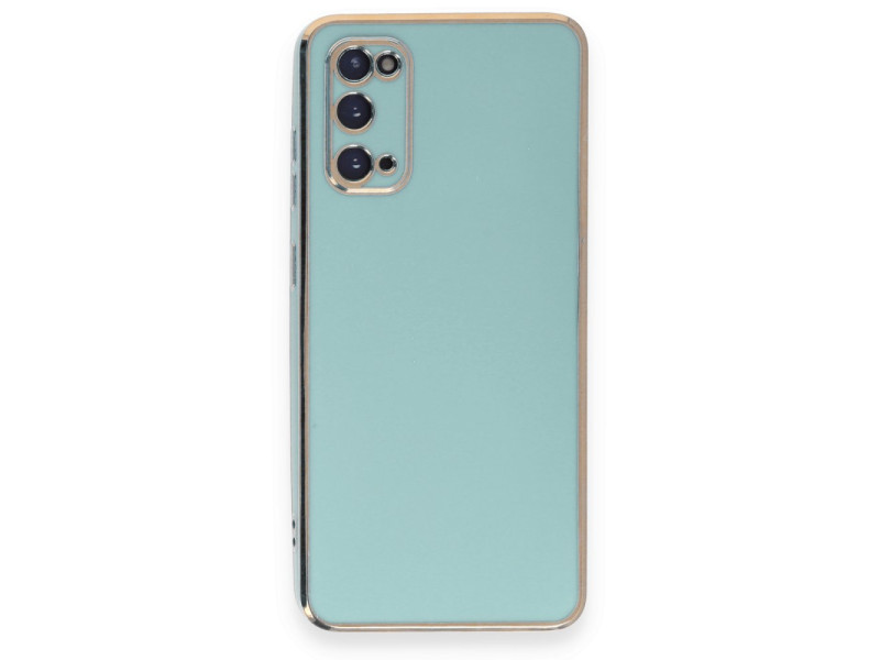 Newface Samsung Galaxy S20 Kılıf Volet Silikon - Açık Yeşil