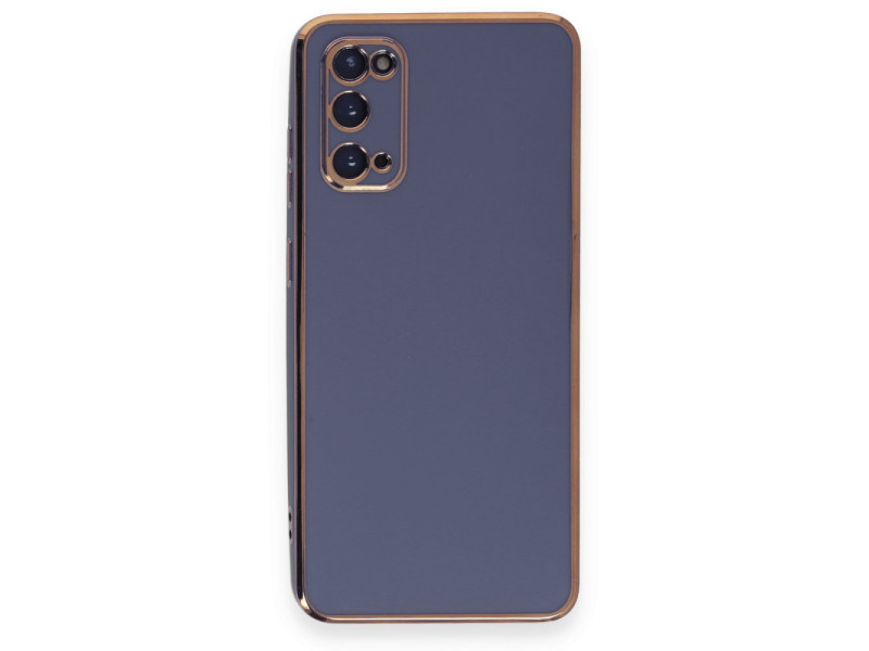 Newface Samsung Galaxy S20 Kılıf Volet Silikon - Mavi