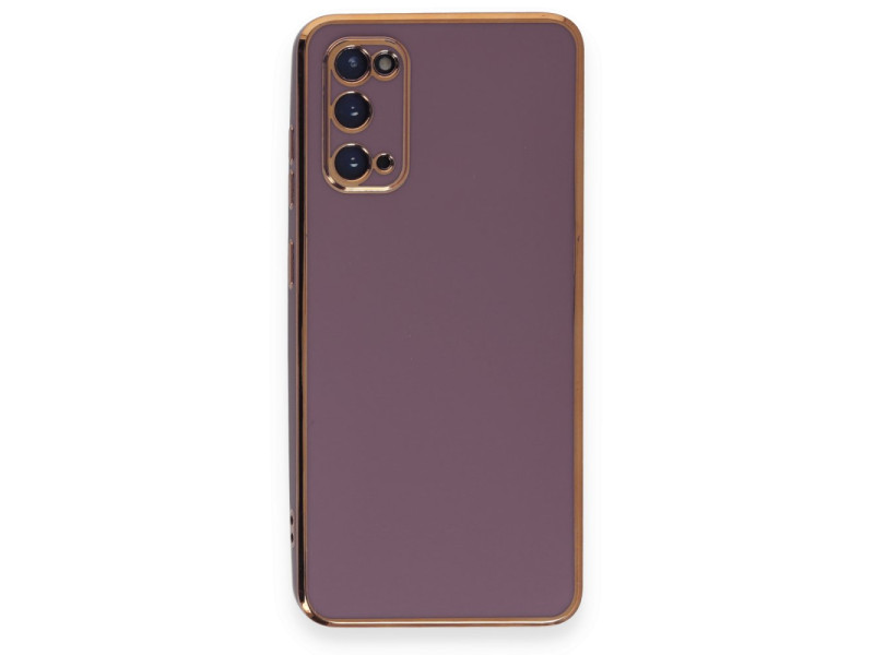 Newface Samsung Galaxy S20 Kılıf Volet Silikon - Mor