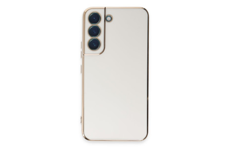 Newface Samsung Galaxy S21 Kılıf Volet Silikon - Beyaz