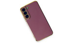 Newface Samsung Galaxy S21 Kılıf Volet Silikon - Kırmızı