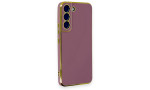 Newface Samsung Galaxy S21 Kılıf Volet Silikon - Kırmızı
