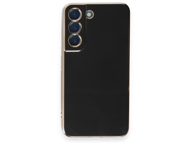 Newface Samsung Galaxy S21 Kılıf Volet Silikon - Siyah
