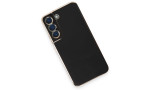 Newface Samsung Galaxy S21 Kılıf Volet Silikon - Siyah