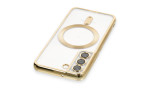 Newface Samsung Galaxy S22 Kılıf Kross Magneticsafe Kapak - Gold