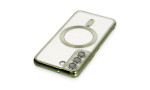 Newface Samsung Galaxy S22 Kılıf Kross Magneticsafe Kapak - Koyu Yeşil