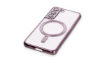 Newface Samsung Galaxy S22 Kılıf Kross Magneticsafe Kapak - Mor