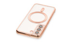 Newface Samsung Galaxy S22 Kılıf Kross Magneticsafe Kapak - Rose