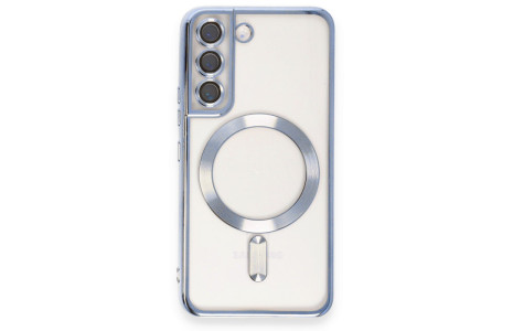 Newface Samsung Galaxy S22 Kılıf Kross Magneticsafe Kapak - Sierra Blue
