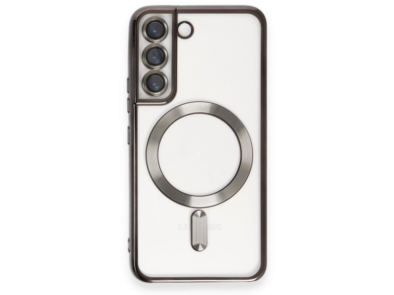 Newface Samsung Galaxy S22 Kılıf Kross Magneticsafe Kapak - Siyah