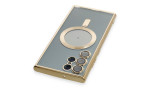 Newface Samsung Galaxy S22 Ultra Kılıf Kross Magneticsafe Kapak - Gold