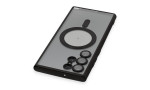 Newface Samsung Galaxy S22 Ultra Kılıf Kross Magneticsafe Kapak - Siyah